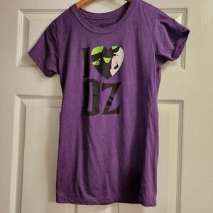 Wicked Broadway Musical XL Tee Shirt Purple